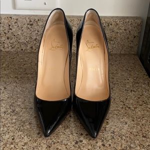 Christian louboutin So Kate black patent pumps
